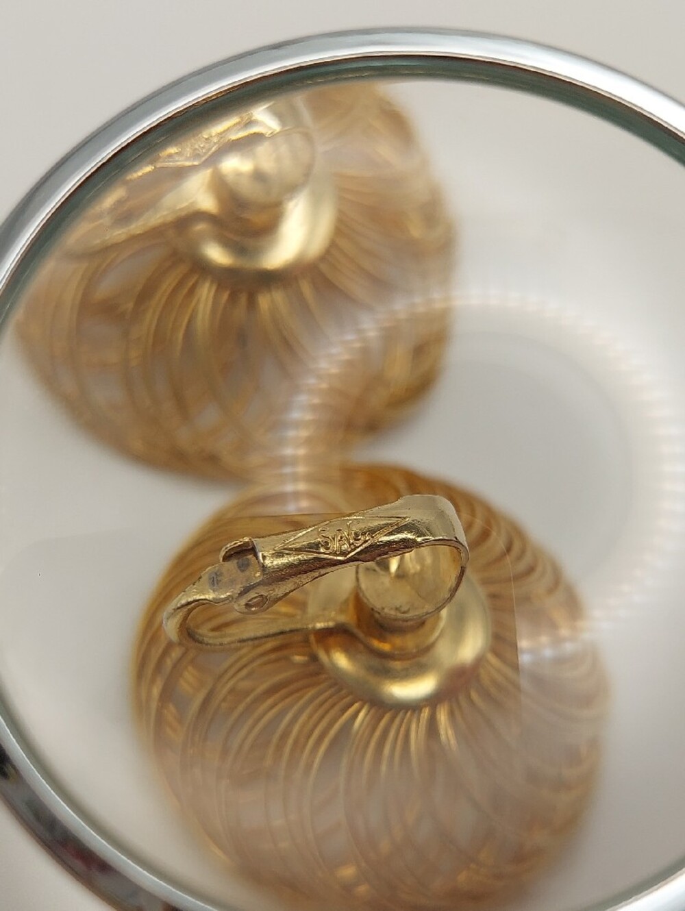SARAH COVENTRY 1960 VTG Mid Century Mod Bud N Bloom Adjustable AB Clips - Picture 9 of 12